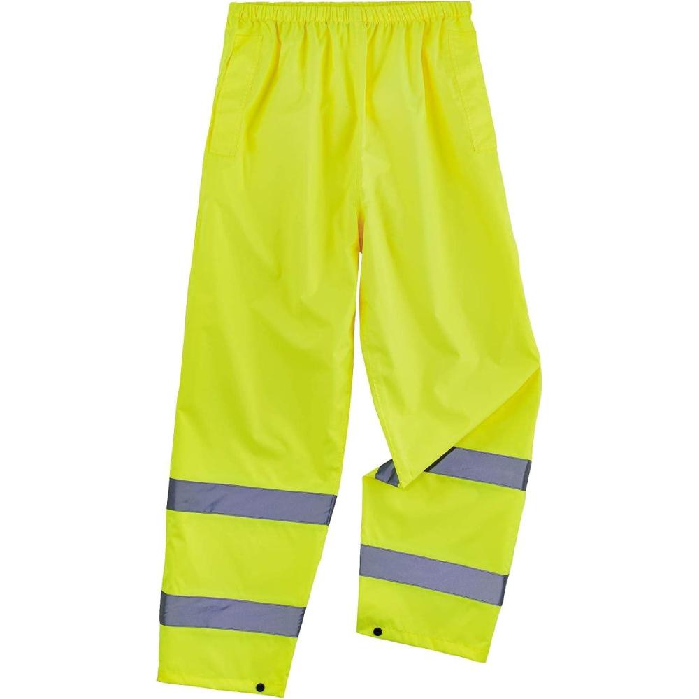 imageErgodyne Standard Class E Lightweight Hivis Rain PantsLime