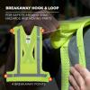imageErgodyne GloWear 8142BA Breakaway Hi Vis Mesh Safety Vest Type O Class 1 Front PocketLime