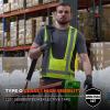 imageErgodyne GloWear 8142BA Breakaway Hi Vis Mesh Safety Vest Type O Class 1 Front PocketLime