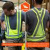 imageErgodyne GloWear 8142BA Breakaway Hi Vis Mesh Safety Vest Type O Class 1 Front PocketLime