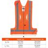imageErgodyne GloWear 8142BA Breakaway Hi Vis Mesh Safety Vest Type O Class 1 Front PocketOrange