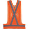 imageErgodyne GloWear 8142BA Breakaway Hi Vis Mesh Safety Vest Type O Class 1 Front PocketOrange