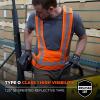 imageErgodyne GloWear 8142BA Breakaway Hi Vis Mesh Safety Vest Type O Class 1 Front PocketOrange