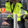 imageErgodyne Hivis JacketHeat Reflective LiningLime