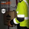 imageErgodyne Hivis JacketHeat Reflective LiningLime