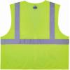 imageErgodyne unisexadult Glowear 8256z Selfextinguishing Hivis Safety Vest  Type R Class 2 ZipperClass 2 SelfExtinguishingLime