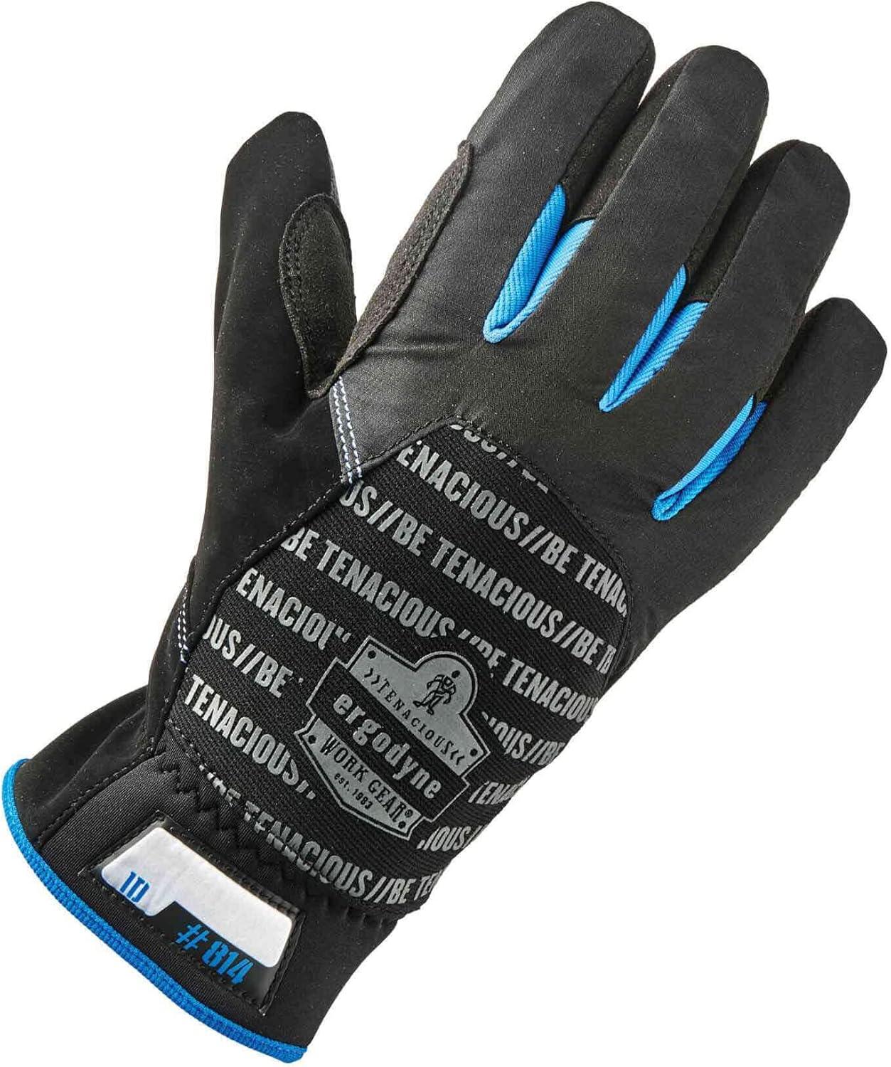 imageErgodyne ProFlex 814 Thermal Winter Work GlovesTouchscreen Capable Black SmallSmall