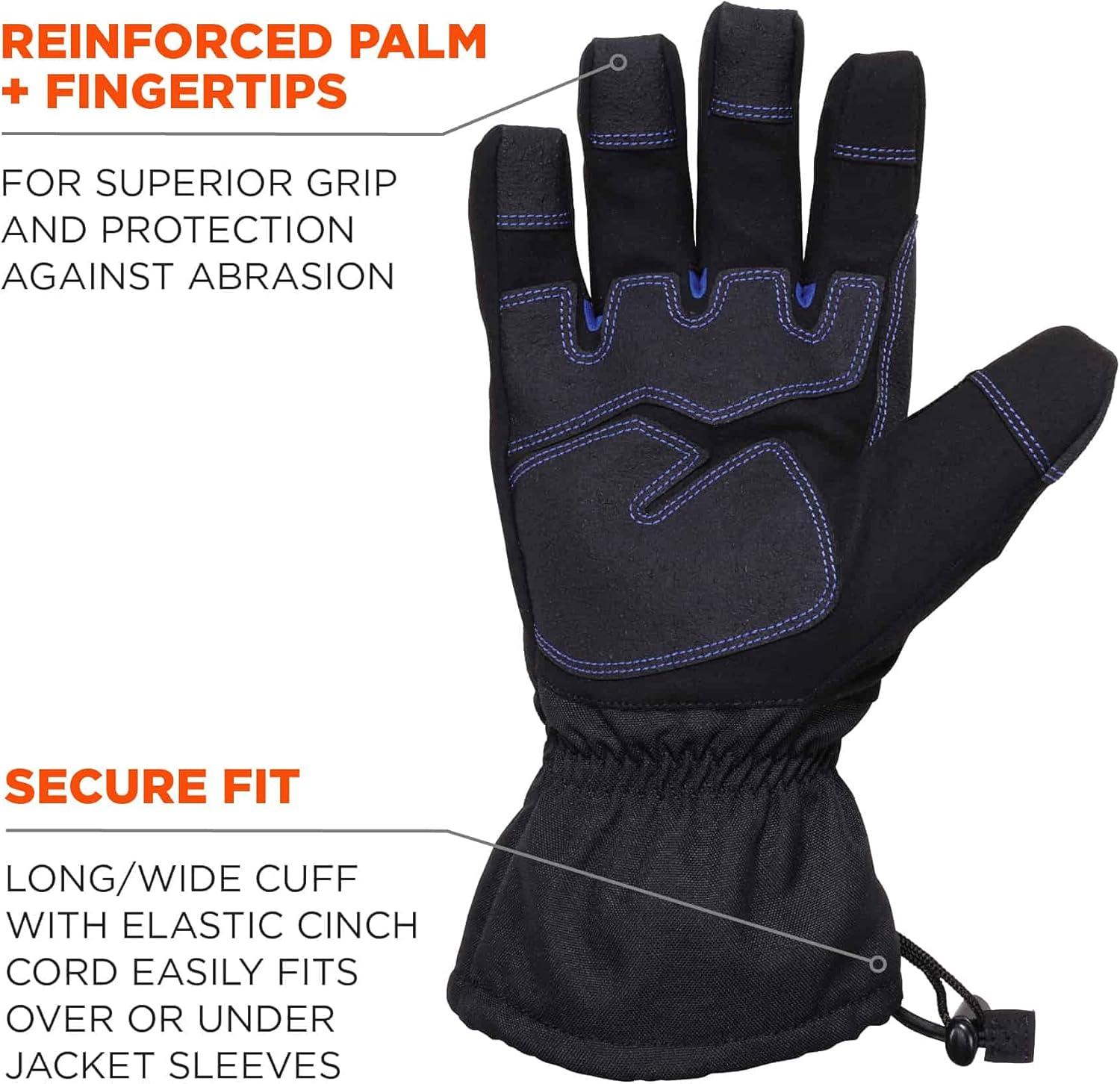 imageErgodyne ProFlex 819WP Extreme Thermal Waterproof Winter Gloves Black Extra LargeXXLarge