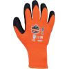 imageErgodyne unisex adult Coated Lightweight Winter Gloves Orange XLarge Pack of 1 US