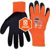 imageErgodyne unisex adult Coated Lightweight Winter Gloves Orange XLarge Pack of 1 US