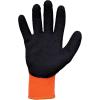 imageErgodyne unisex adult Coated Lightweight Winter Gloves Orange XLarge Pack of 1 US