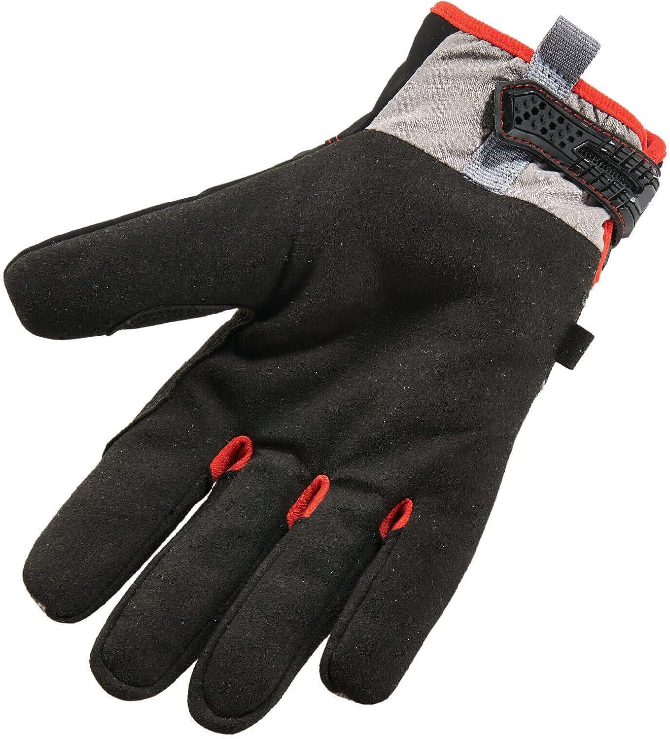 imageErgodyne ProFlex 814CR6 CutResistant Thermal Winter Work Gloves Level A6 Cut Protection Black MediumMedium