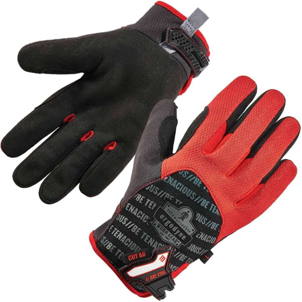 imageErgodyne ProFlex 812CR6 Work Glove Cut Resistant Cut Level Protection A6 XLarge BlackExtra Large