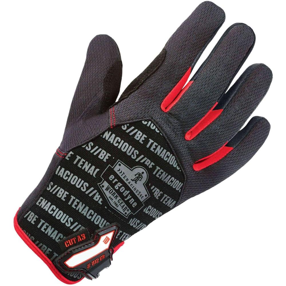 imageProFlex 812CR Work Glove Cut Resistant Palm Breathable Comfort Large BlackXXLarge