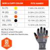 imageErgodyne ProFlex 7061 Cut Resistant Gloves ANSIISEA 1052016 A6 PU Coated Palm 21g Touchscreen CapableMedium