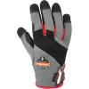 imageErgodyne ProFlex 710CR Cut Resistant Work Gloves Level 4 CR Protection on Palm GreyBlack SmallSmall