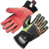 imageErgodyne Work Gloves Back of Hand Protection Cut Resistant Cut Level A6 Ergodyne ProFlex Lime SmallSmall