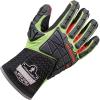 imageErgodyne Work Gloves Back of Hand Protection Cut Resistant Cut Level A6 Ergodyne ProFlex Lime SmallMedium