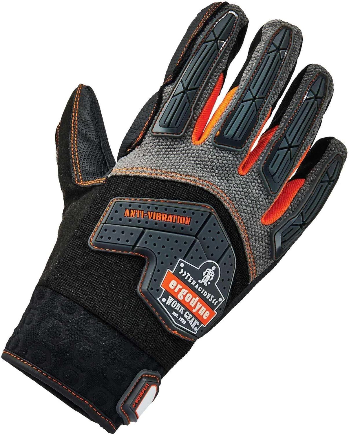 imageErgodyne ProFlex 9015Fx AntiVibration Work Gloves Certified Large BlackLarge Pack of 1