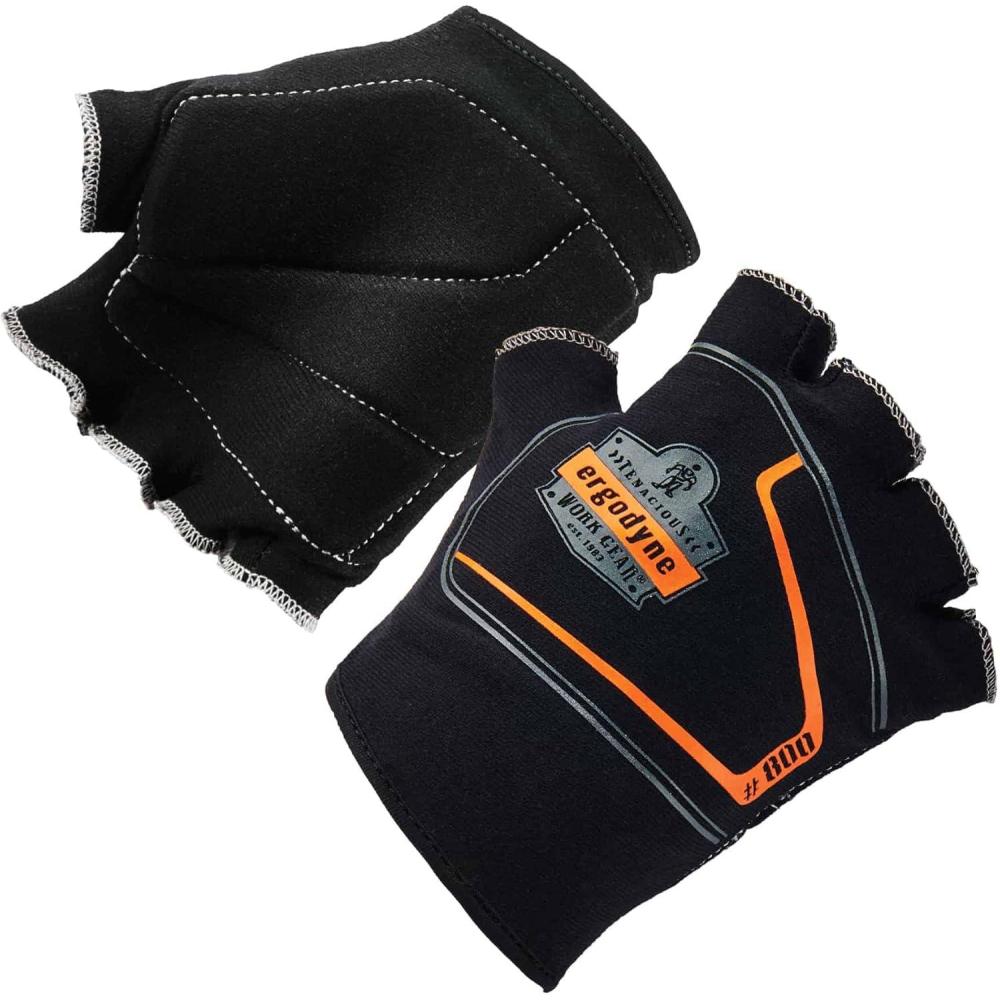 imageErgodyne ProFlex 800 Padded Work Glove Liners Large  BlackSmallMedium
