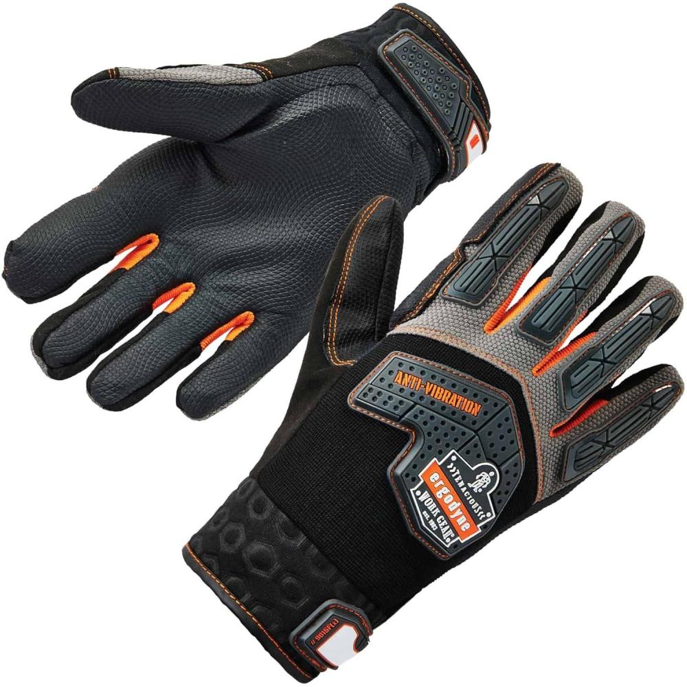 imageErgodyne ProFlex 9015Fx AntiVibration Work Gloves Certified Large Black2XLarge Pack of 1