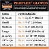 imageErgodyne ProFlex 800 Padded Work Glove Liners Large  BlackLarge