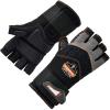 imageErgodyne ProFlex 910 Impact Protection Work Gloves Padded Palm HalfFinger Wrist Support Large  BlackXLarge Pack of 1