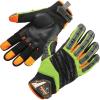 imageErgodyne ProFlex 924 Impact Reducing Work Gloves with Back Hand Protection Large  LimeLarge