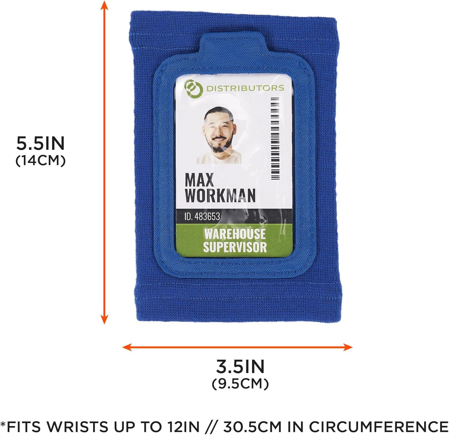 imageErgodyne Squids 3388 Wrist Id Badge Holder Small Storage PocketBlue