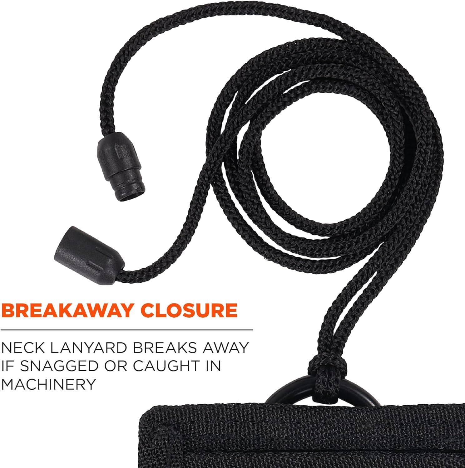 imageErgodyne Squids 3389 Wallet Id Badge Holder with Breakaway Neck Lanyard