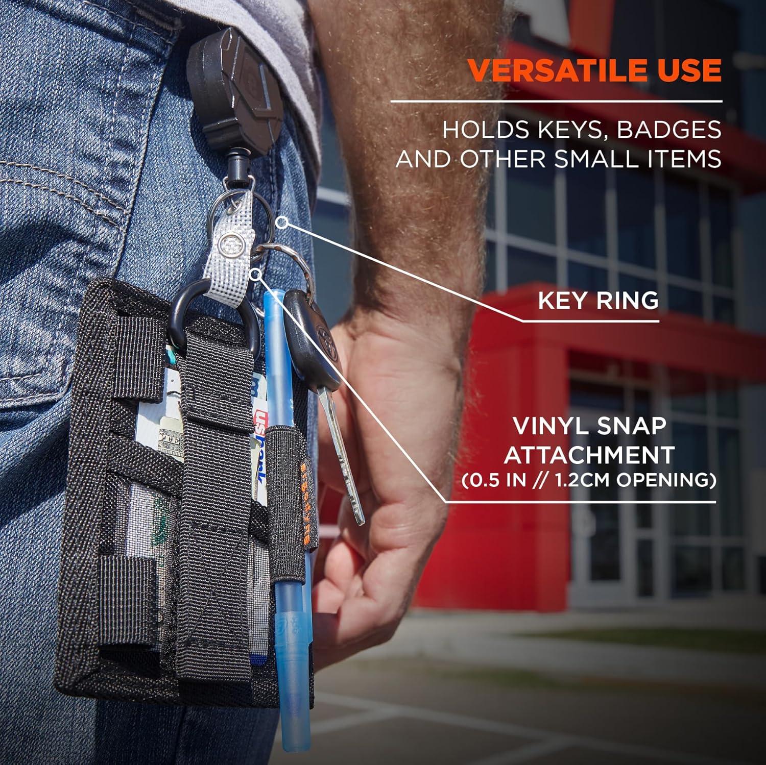 imageErgodyne Squids 3391 Retractable Id Badge Reel with Clip