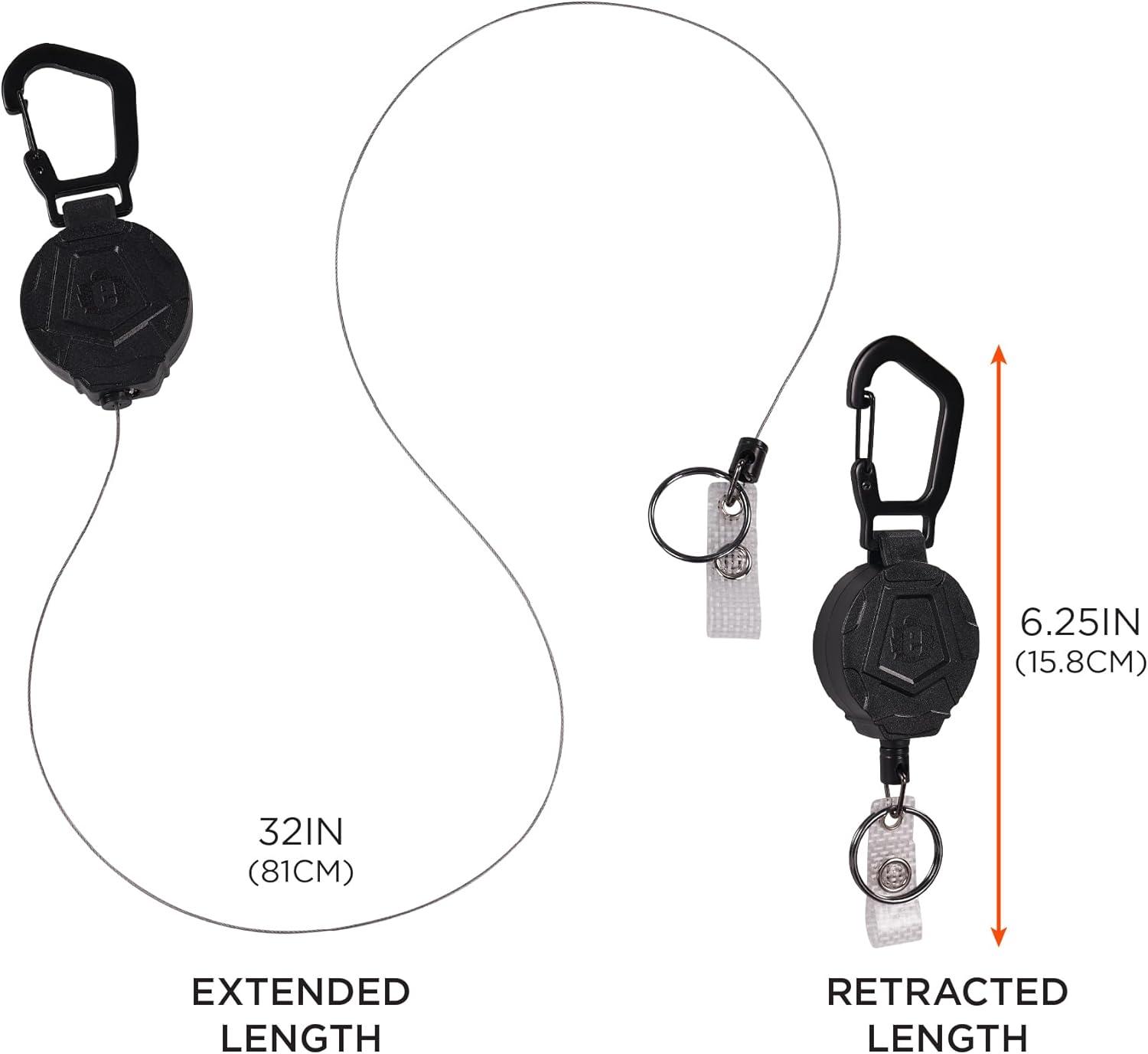 imageErgodyne Squids 3391 Retractable Id Badge Reel with Clip