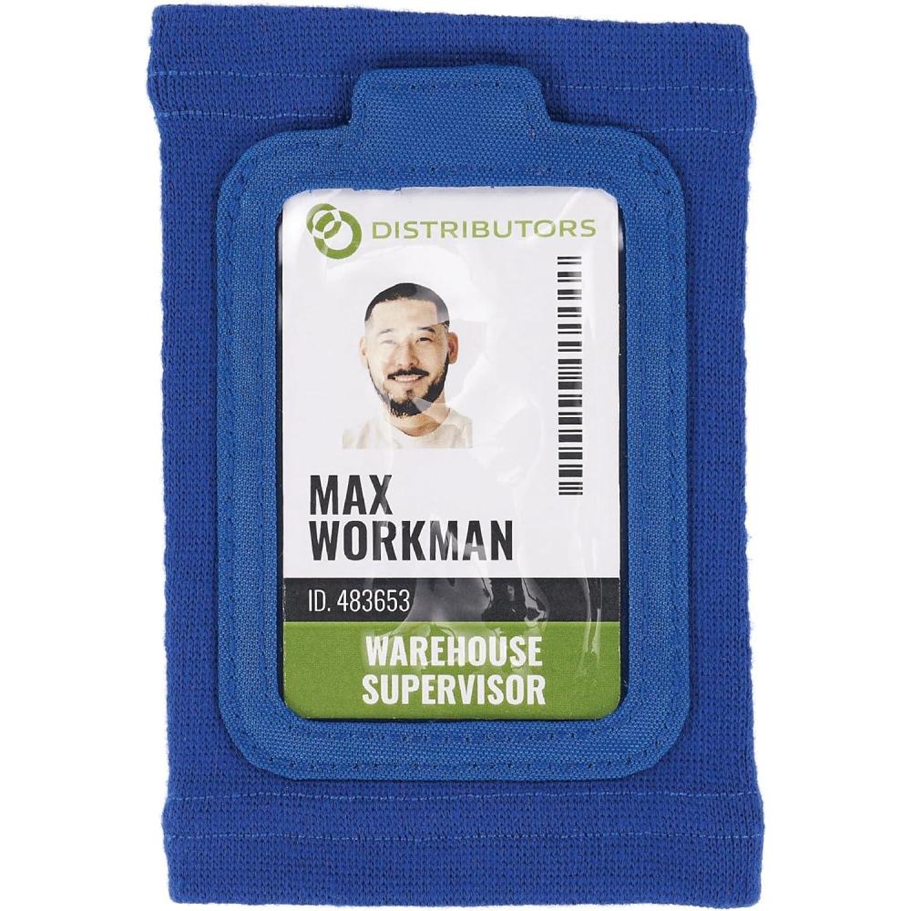 imageErgodyne Squids 3388 Wrist Id Badge Holder Small Storage PocketBlue