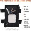 imageErgodyne Squids 3387 Arm Band with Large IDBadge Holder Dual Straps Zipper ClosureDual Band ID Holder with Zipper