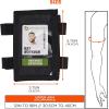 imageErgodyne Squids 3387 Arm Band with Large IDBadge Holder Dual Straps Zipper ClosureDual Band ID Holder with Zipper