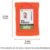 imageErgodyne Squids 3388 Wrist Id Badge Holder Small Storage PocketOrange
