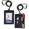 imageErgodyne Squids 3389 Wallet Id Badge Holder with Breakaway Neck Lanyard