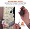 imageErgodyne Squids 3391 Retractable ID Badge Reel with Clip  3701 SelfAdhesive Mounts for Phones Cameras Compatible with Squids 3151 Snap Hook Coil Lanyard