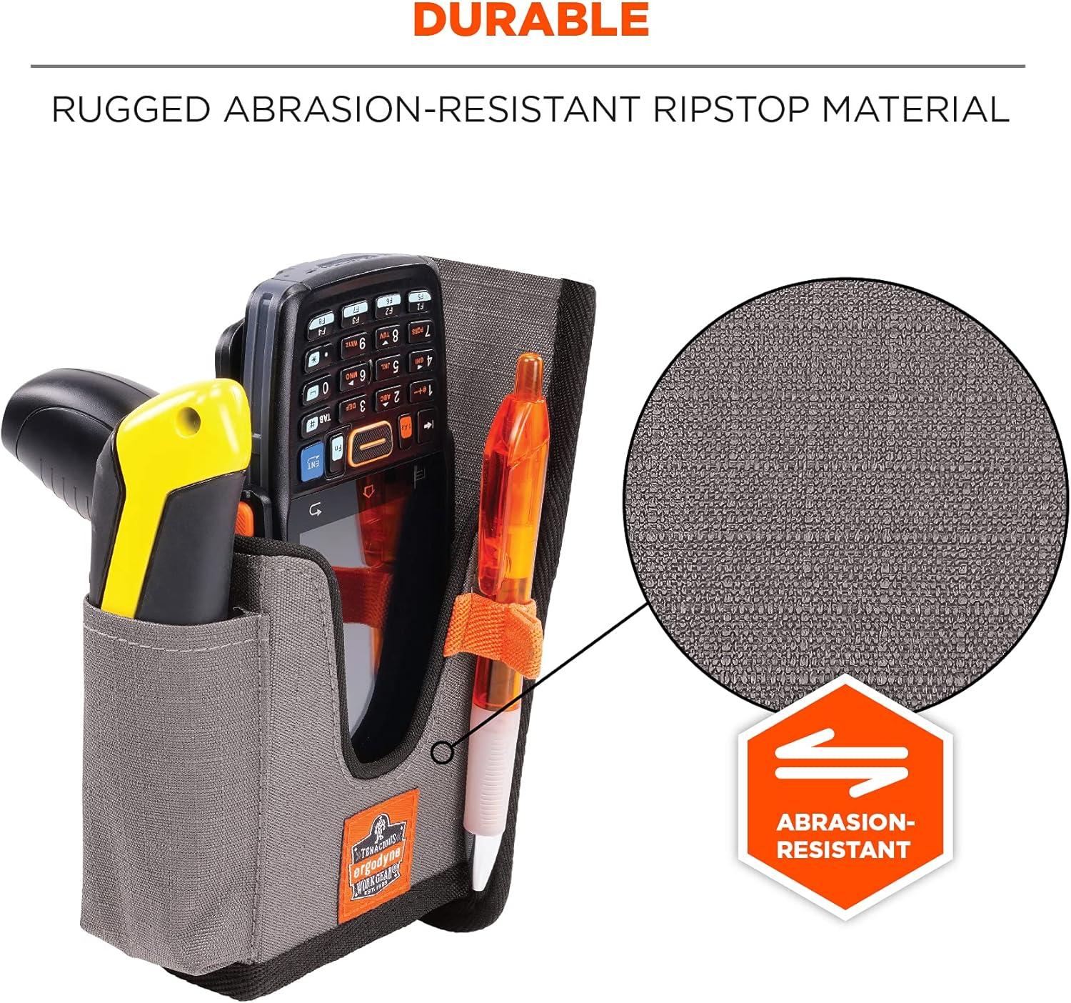 imageErgodyne Squids 5541 Barcode Scanner Holster Pouch for Gun Grip Mobile Computers Holder for Handheld Bar Code Scanners Belt Clip Attachment SmallSmall