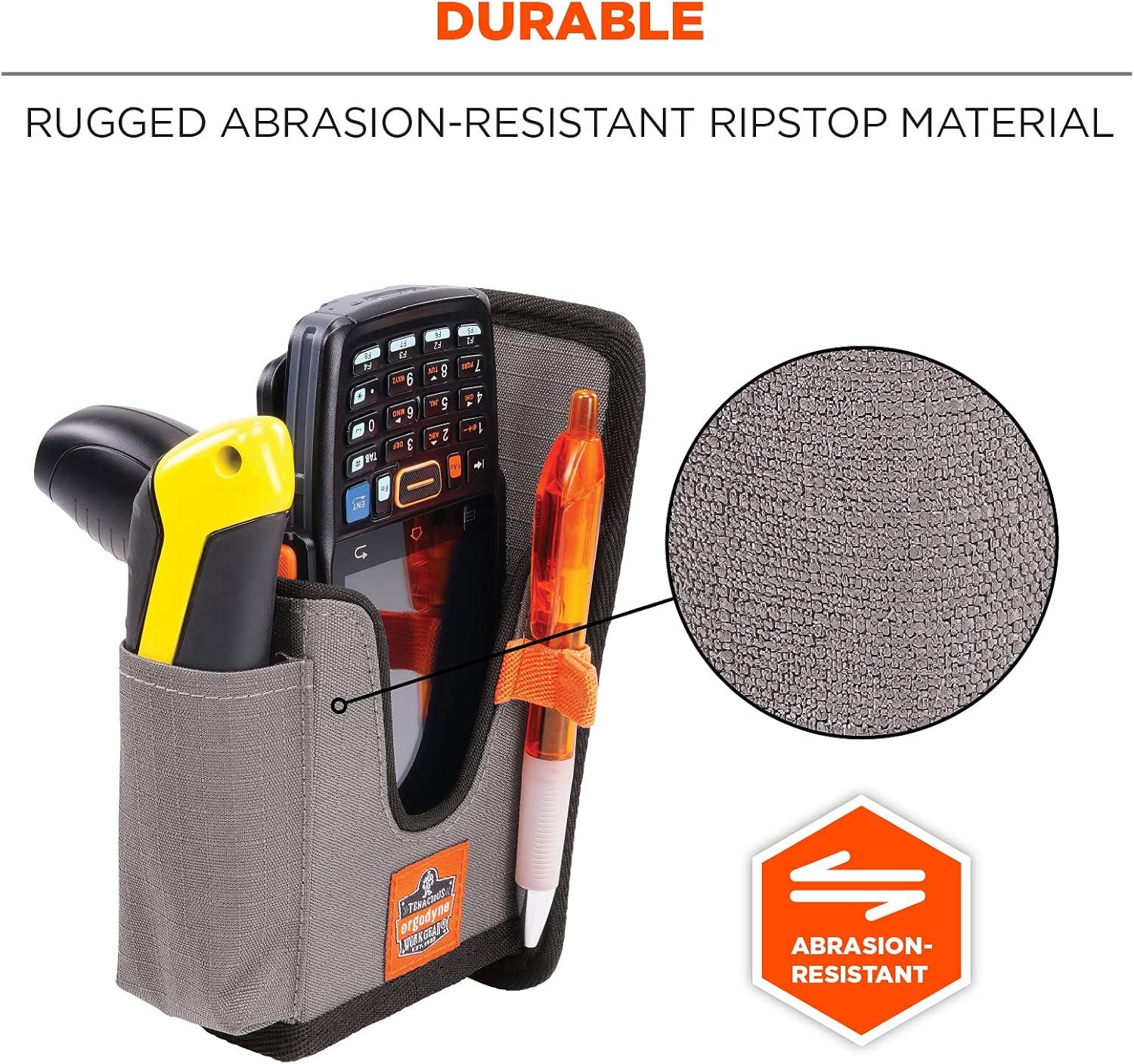 imageErgodyne Squids 5541 Barcode Scanner Holster Pouch for Gun Grip Mobile Computers Holder for Handheld Bar Code Scanners Belt Clip Attachment SmallSmall