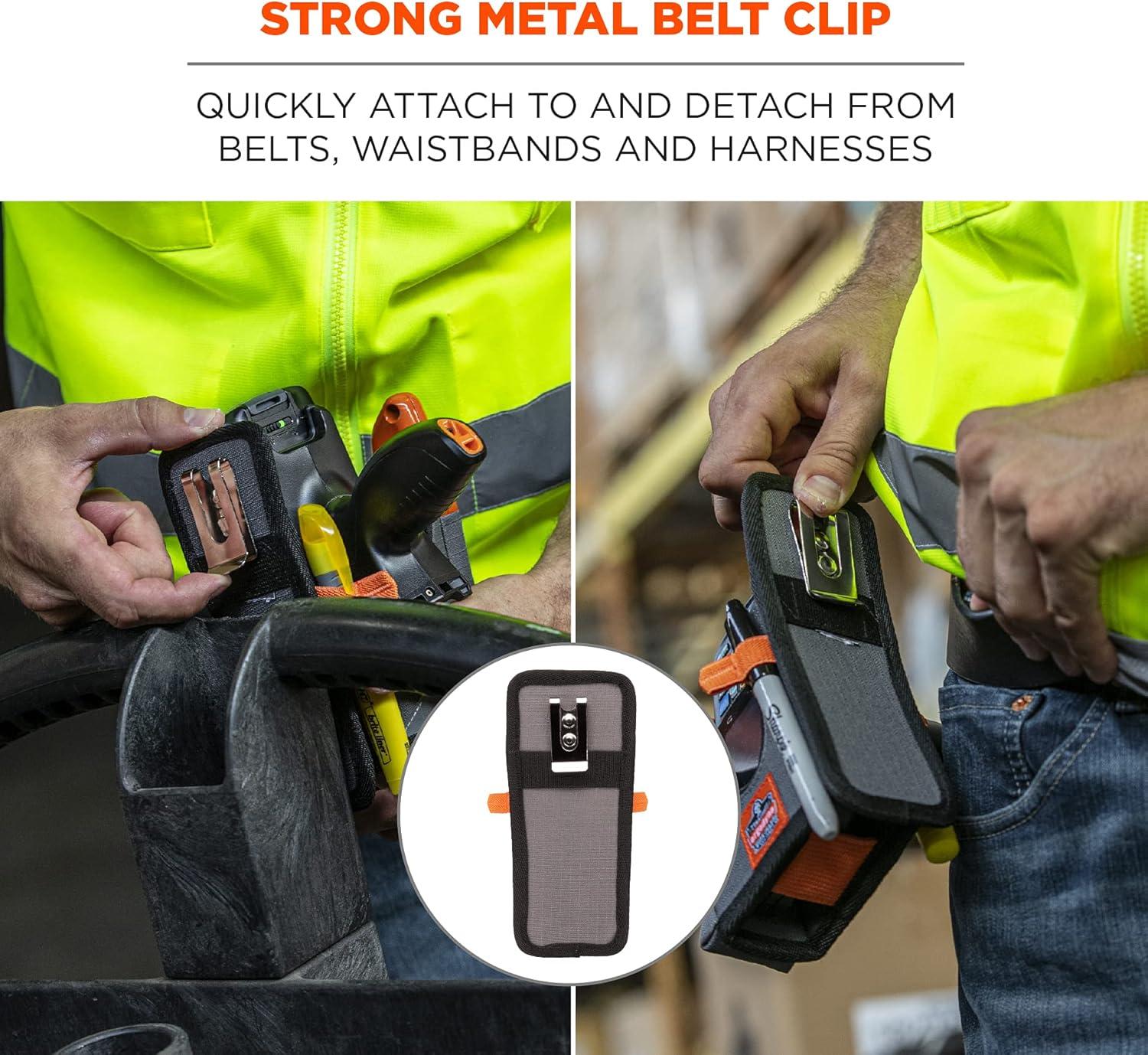 imageErgodyne Squids 5541 Barcode Scanner Holster Pouch for Gun Grip Mobile Computers Holder for Handheld Bar Code Scanners Belt Clip Attachment SmallSmall