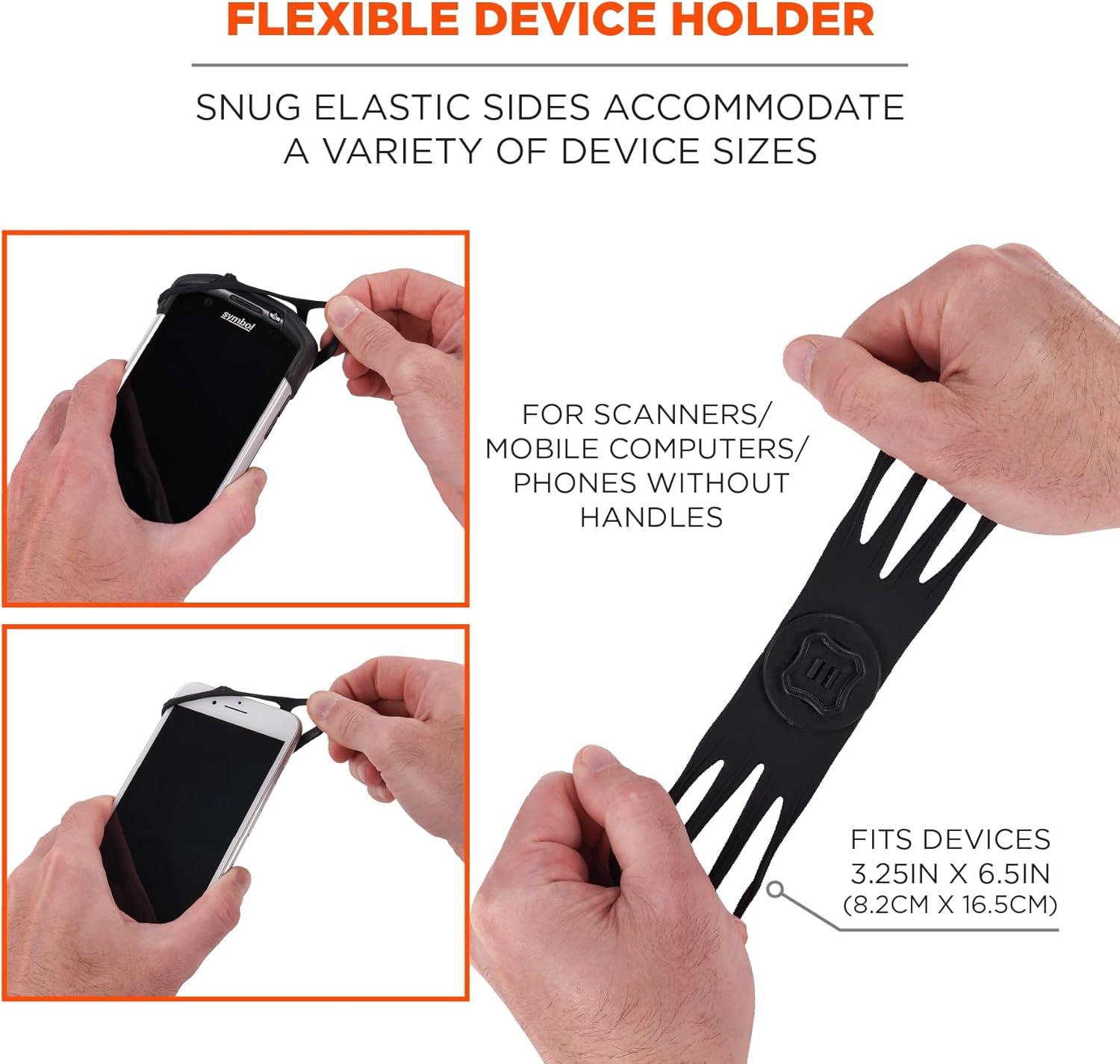 imageErgodyne Squids 5545 Armband Wristband Scanner Mount Adjustable to Fit Phones Scanners Mobile Computers PDAL