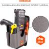 imageErgodyne Squids 5541 Barcode Scanner Holster Pouch for Gun Grip Mobile Computers Holder for Handheld Bar Code Scanners Belt Clip Attachment SmallLarge