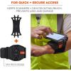 imageErgodyne Squids 5545 Armband Wristband Scanner Mount Adjustable to Fit Phones Scanners Mobile Computers PDAL