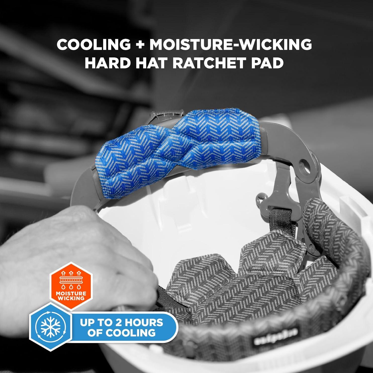 imageErgodyne ChillIts 6611 Moisture Wicking Hard Hat SweatbandRatchet Pad