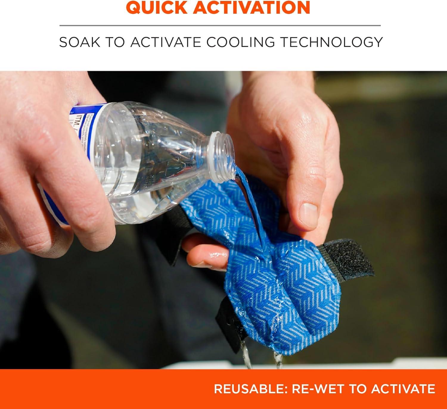 imageErgodyne ChillIts 6611 Moisture Wicking Hard Hat SweatbandRatchet Pad