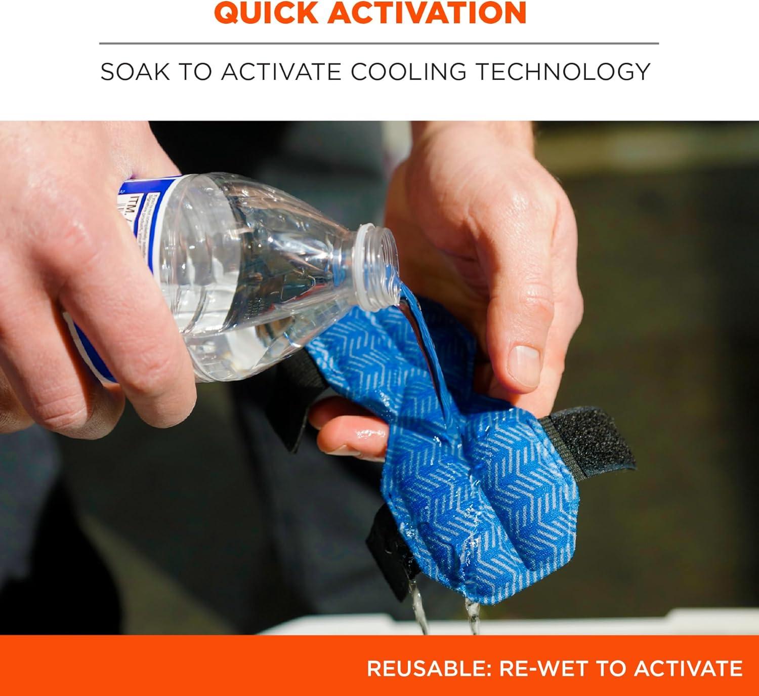 imageErgodyne ChillIts 6611 Moisture Wicking Hard Hat SweatbandSweatband