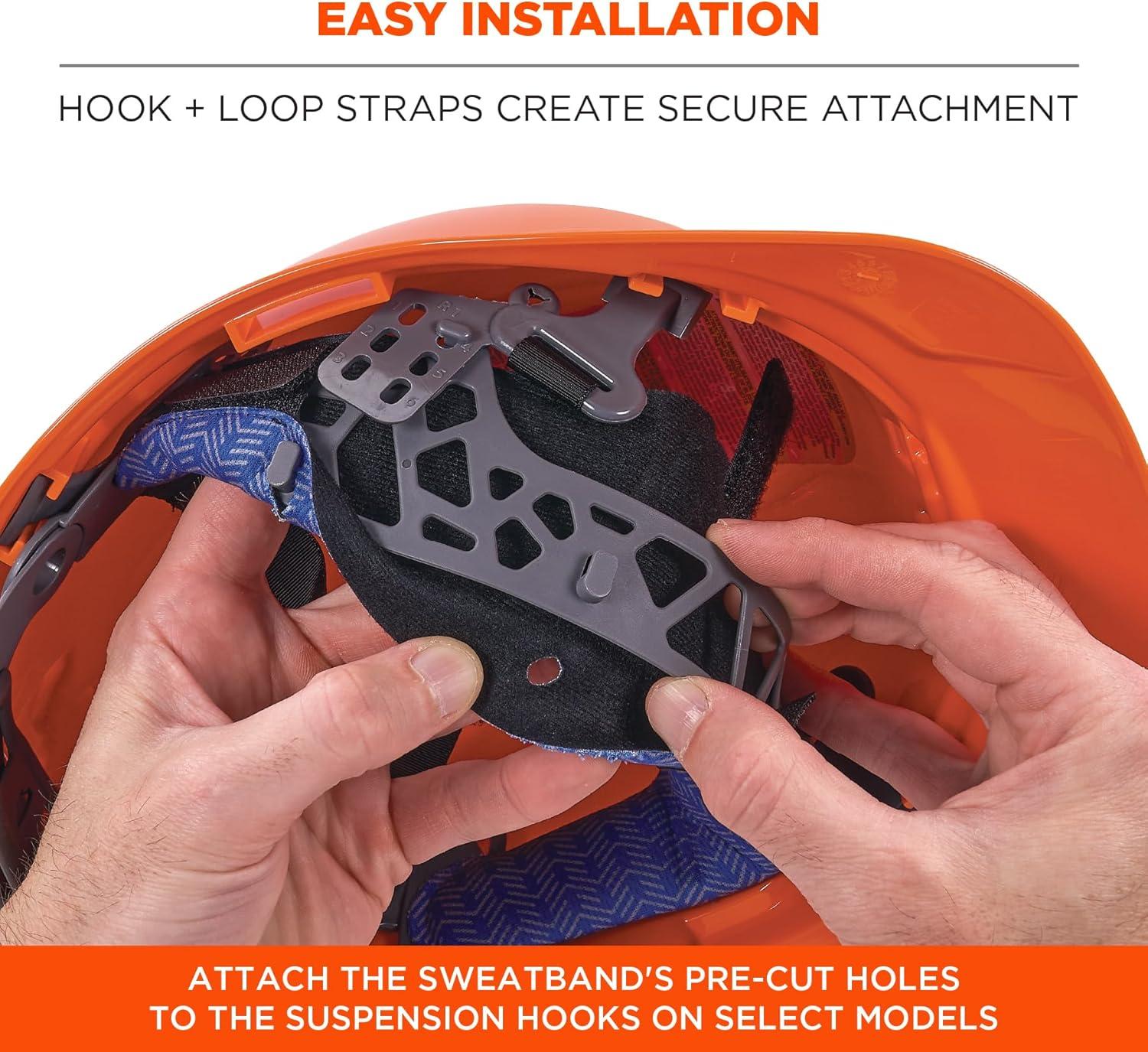 imageErgodyne ChillIts 6611 Moisture Wicking Hard Hat SweatbandSweatband