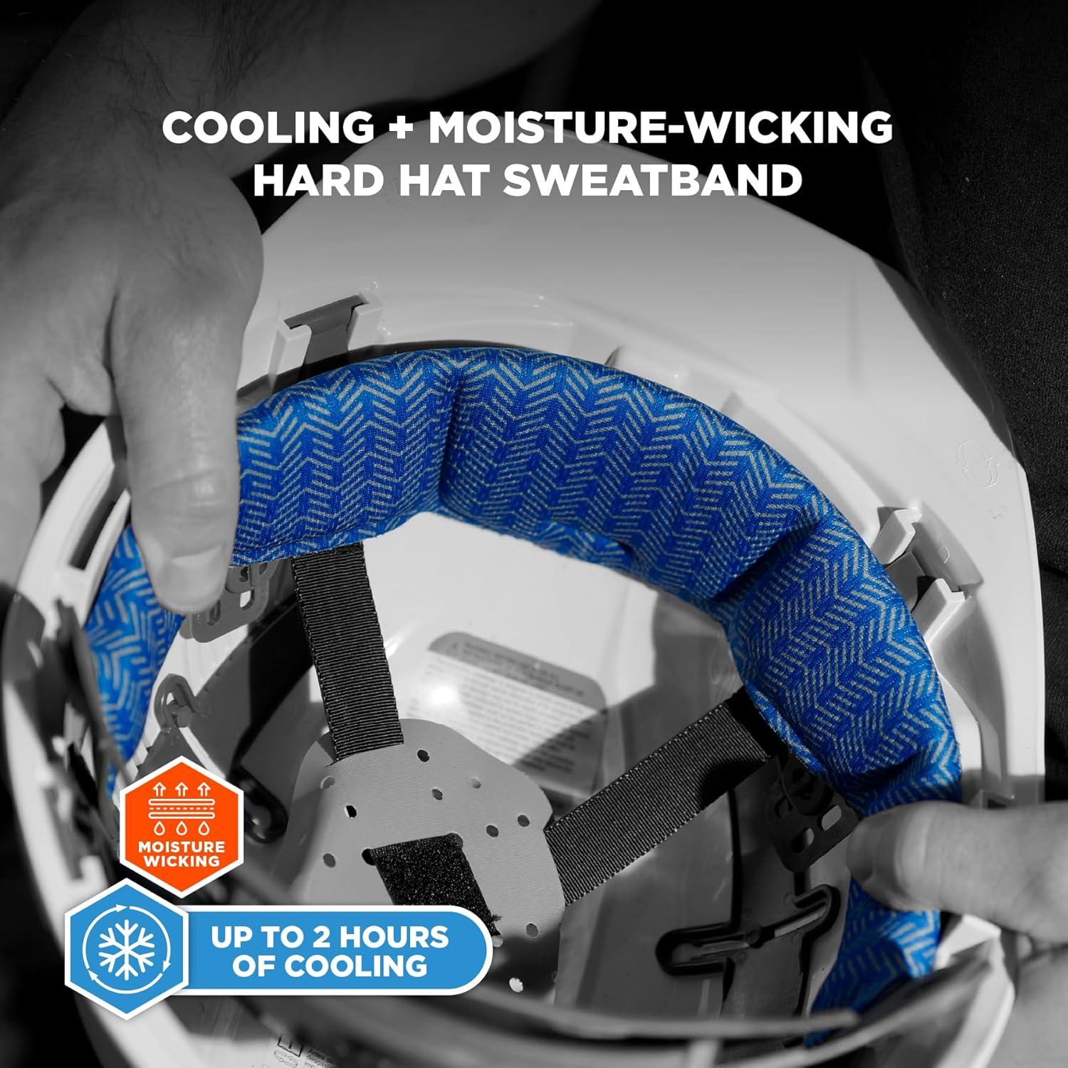 imageErgodyne ChillIts 6611 Moisture Wicking Hard Hat SweatbandSweatband