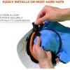 imageErgodyne Hard Hat Neck Shade Evaporative Cooling Blue MediumNeck Shade